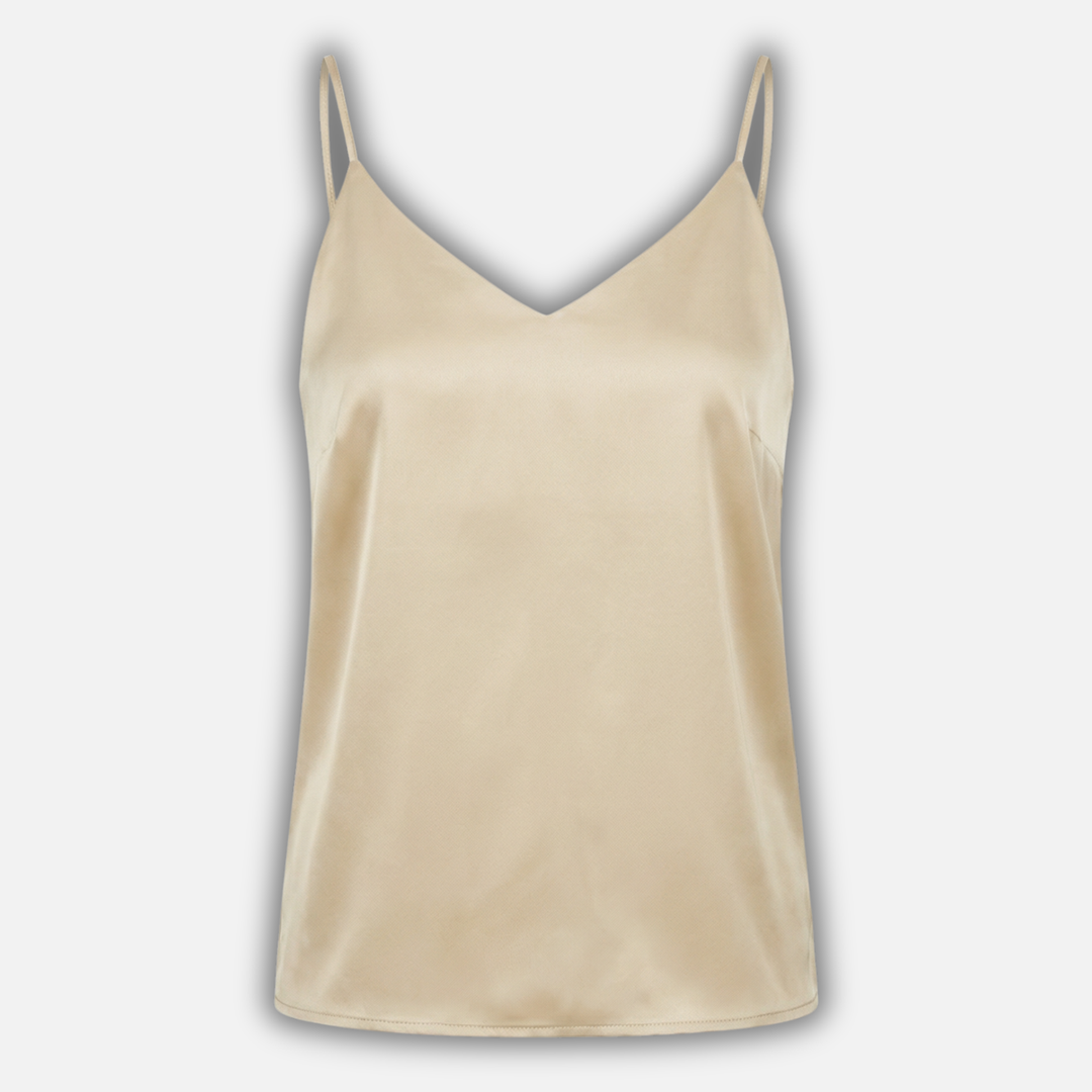 Women’s Bias Cut Cami Top with V-Neckline