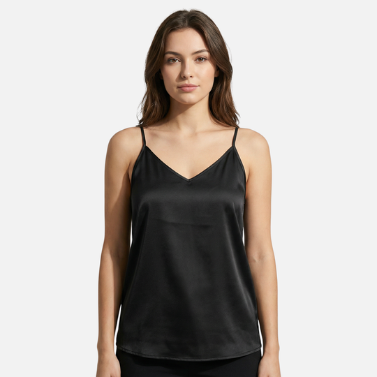 Women’s Bias Cut Cami Top with V-Neckline