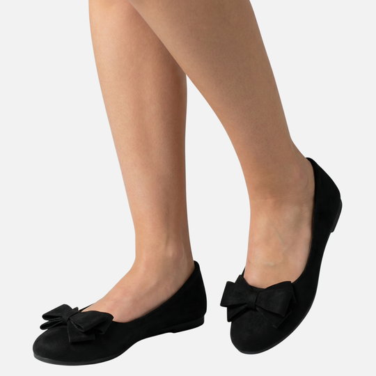 Women’s Bow-Detail Loafers with Rounded Toe