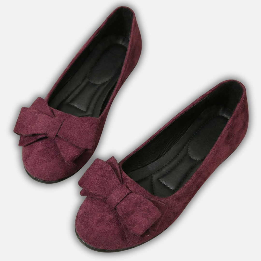 Women’s Bow-Detail Loafers with Rounded Toe