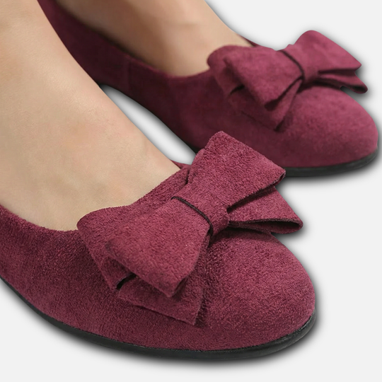 Women’s Bow-Detail Loafers with Rounded Toe