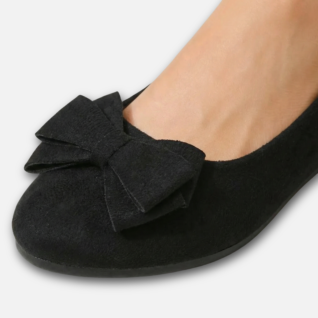 Women’s Bow-Detail Loafers with Rounded Toe