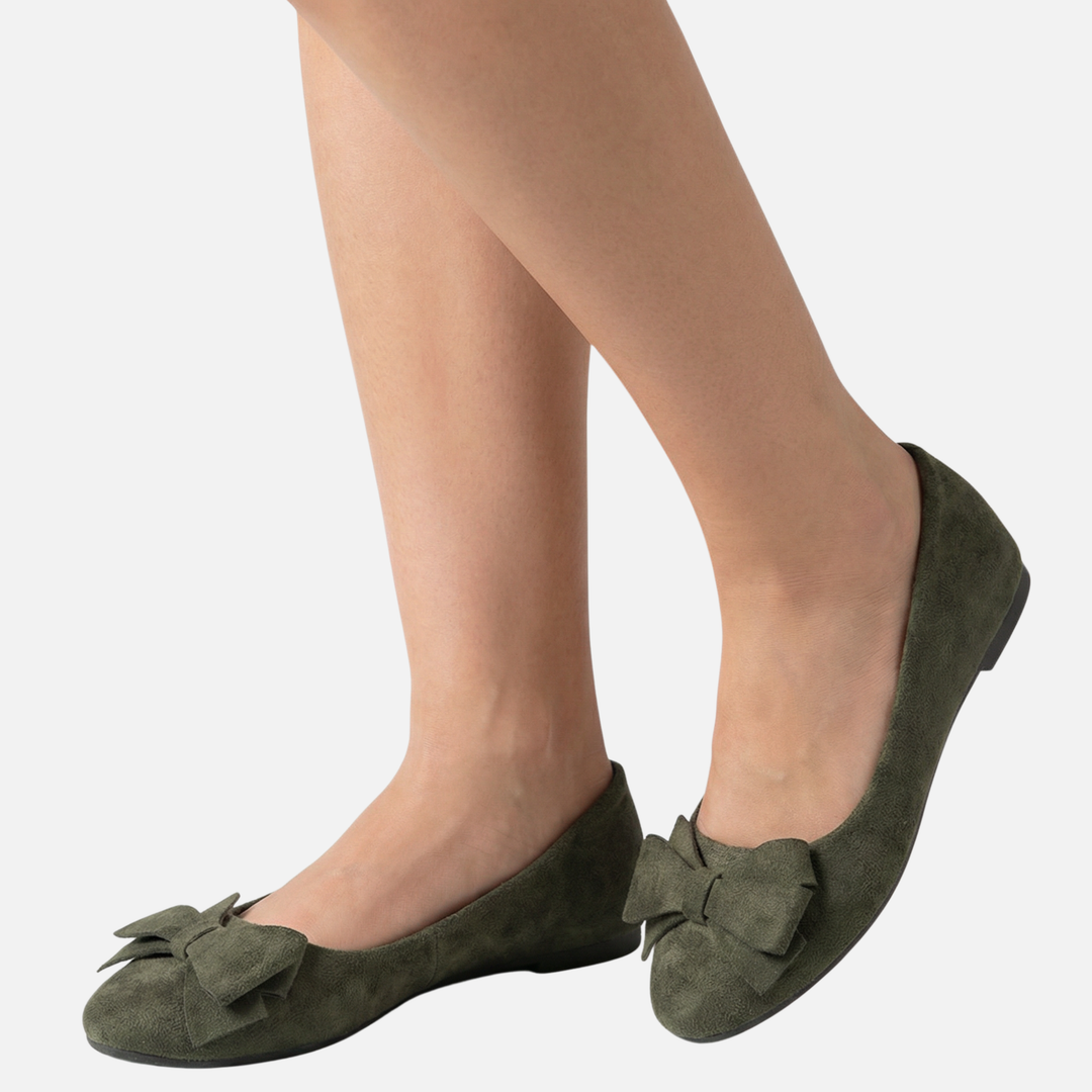 Women’s Bow-Detail Loafers with Rounded Toe