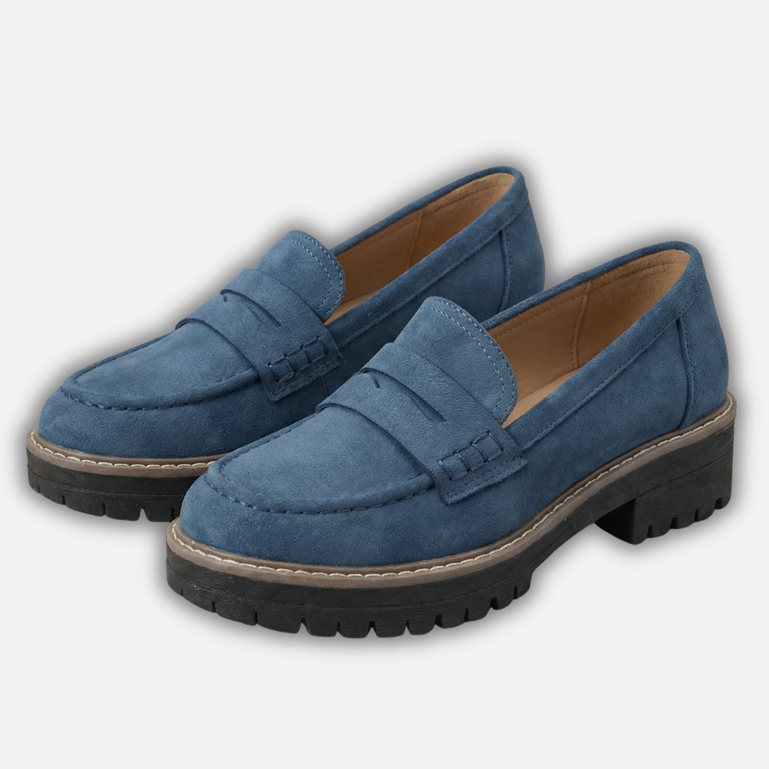 Women’s Chunky Loafer Shoes with Lug Sole