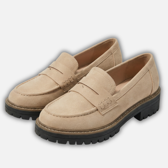Women’s Chunky Loafer Shoes with Lug Sole