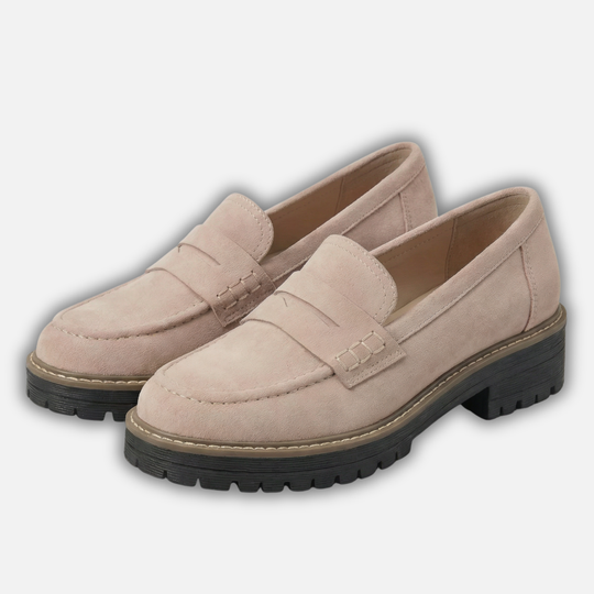 Women’s Chunky Loafer Shoes with Lug Sole
