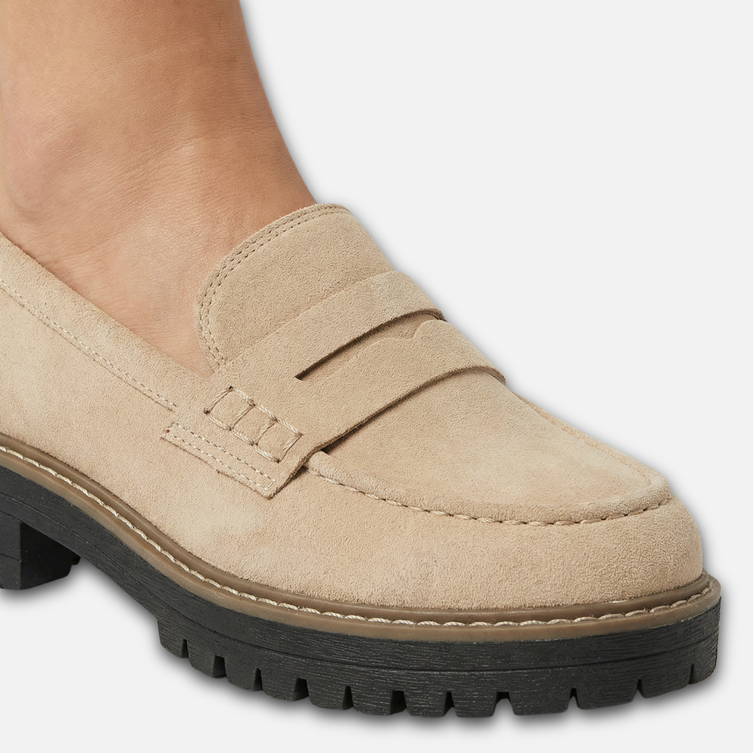 Women’s Chunky Loafer Shoes with Lug Sole