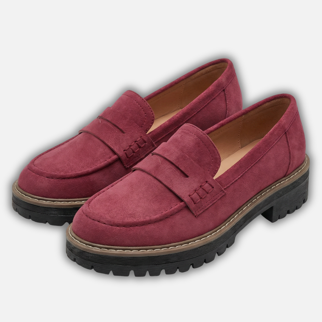 Women’s Chunky Loafer Shoes with Lug Sole