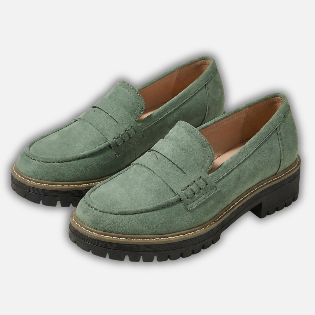 Women’s Chunky Loafer Shoes with Lug Sole