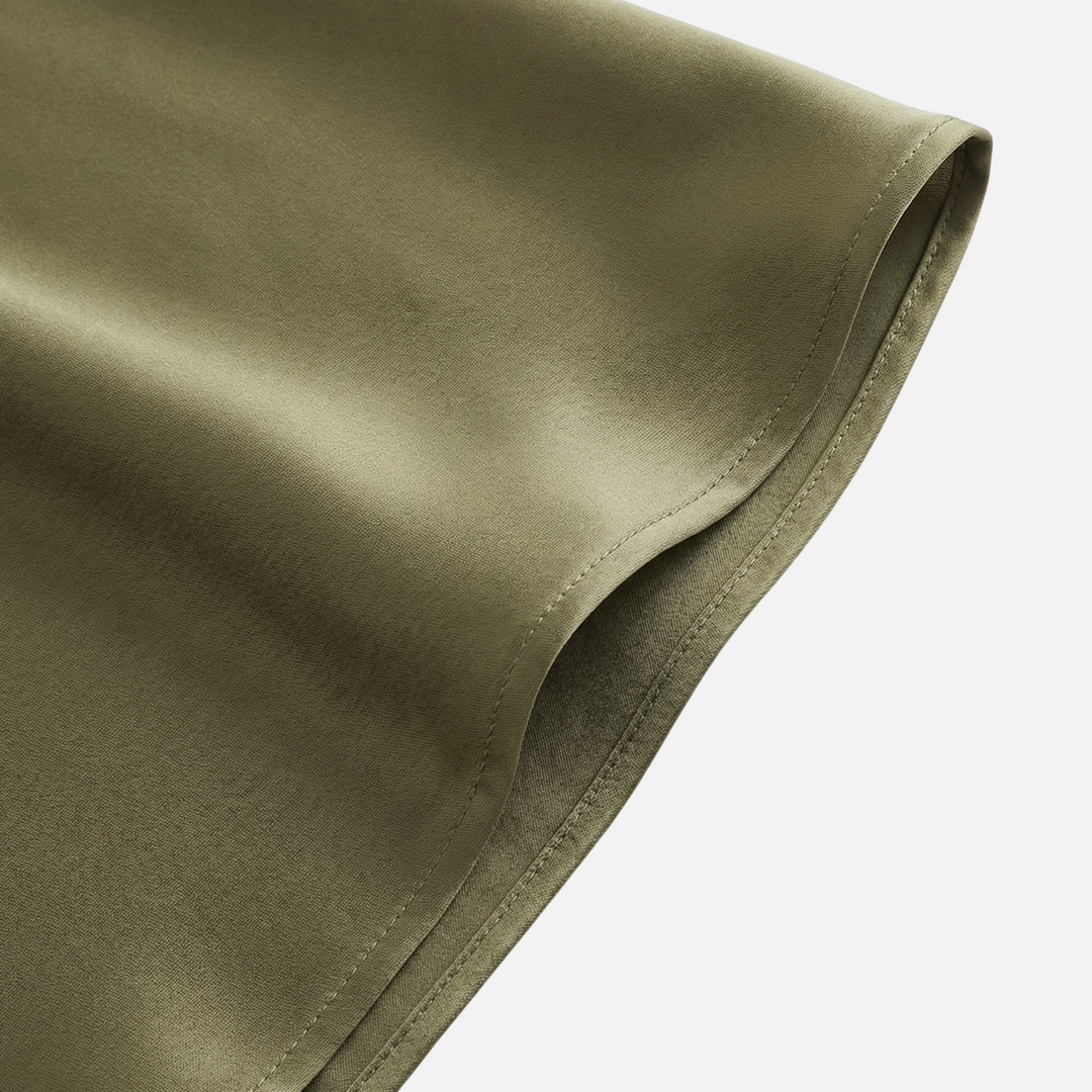 Women’s High-Waist Satin Midi Skirt
