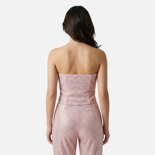 Women’s Liora Glitter Top & High-Waist Trouser Set