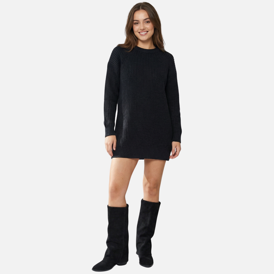Women’s Long Boots with Chunky Block Heel