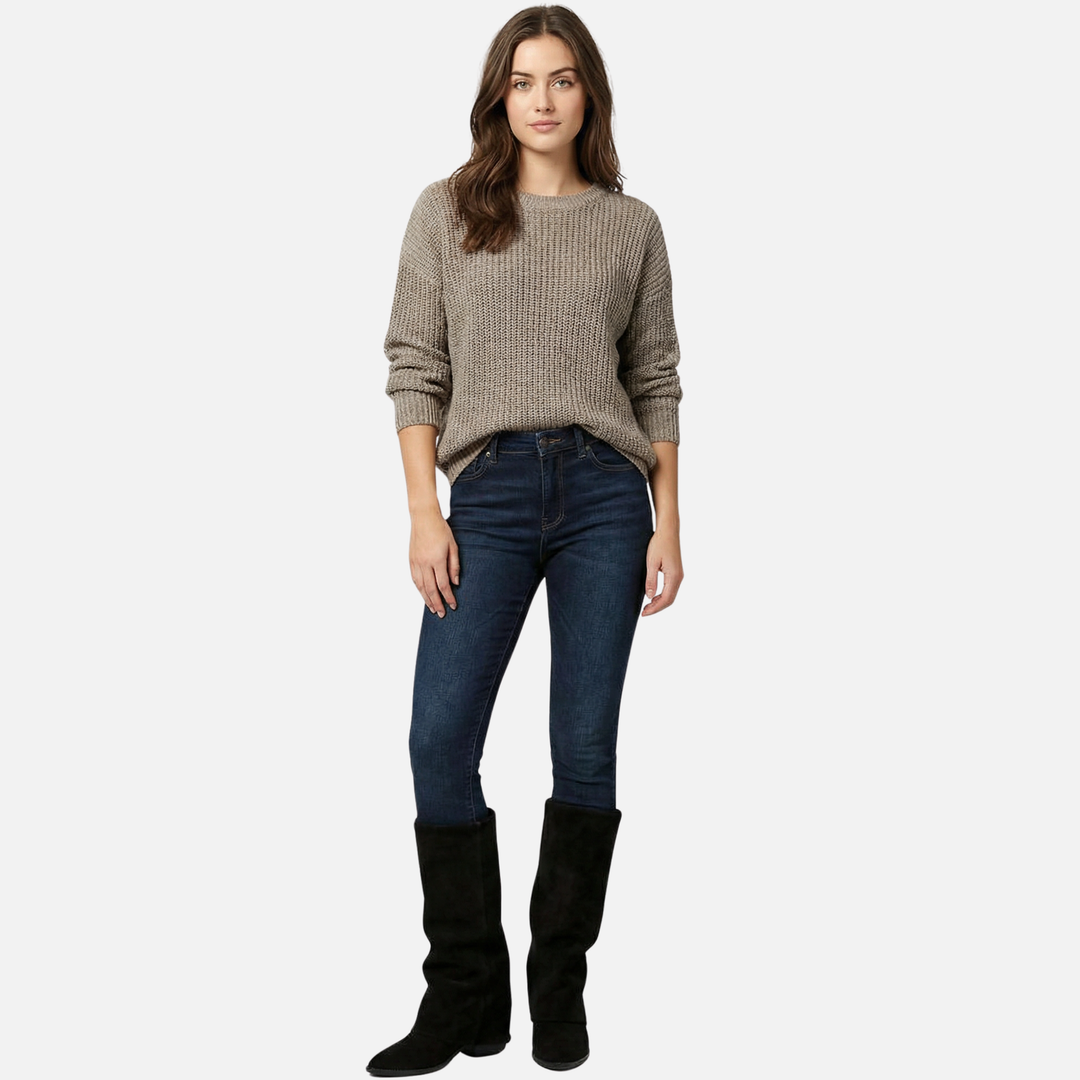 Women’s Long Boots with Chunky Block Heel
