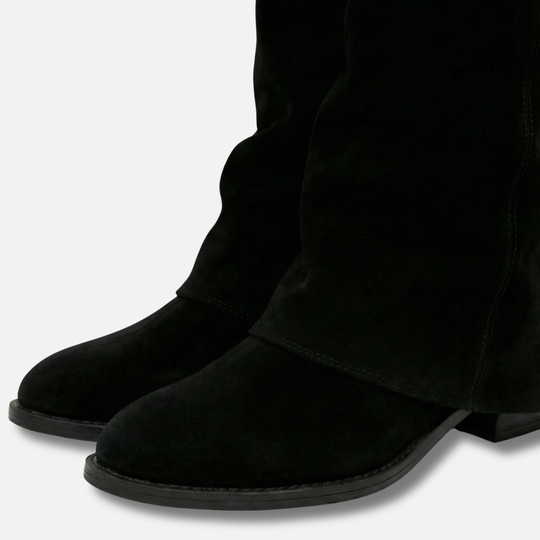 Women’s Long Boots with Chunky Block Heel