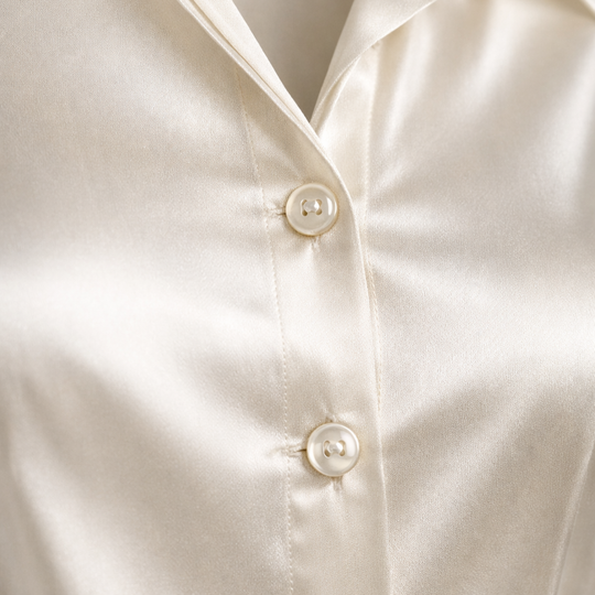 Women’s Satin Blouse with Long Sleeves