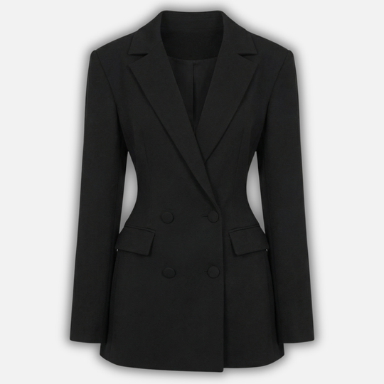 Women’s Structured Blazer with Notched Lapels