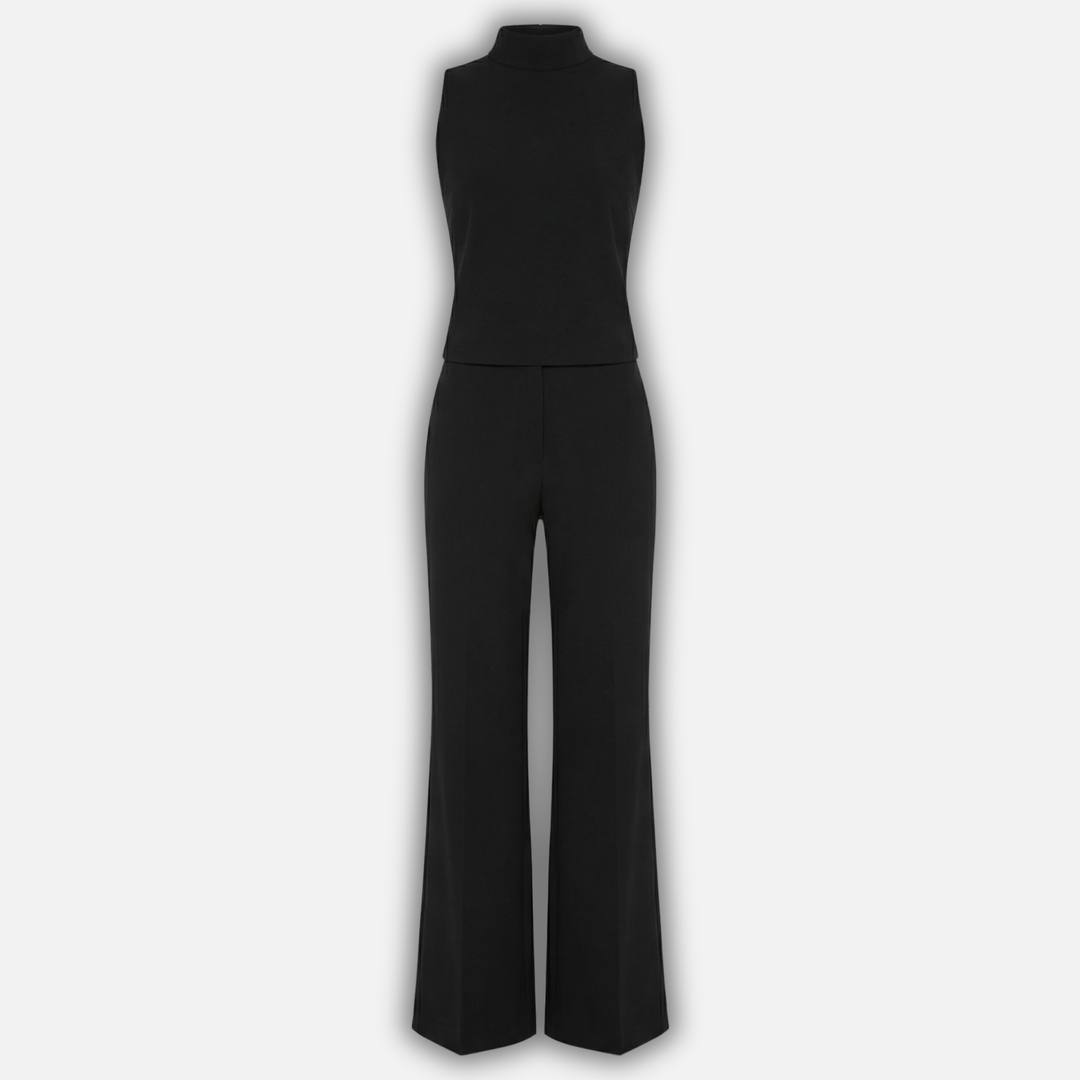 Women’s Wide-Leg Jumpsuit with Halter Neckline
