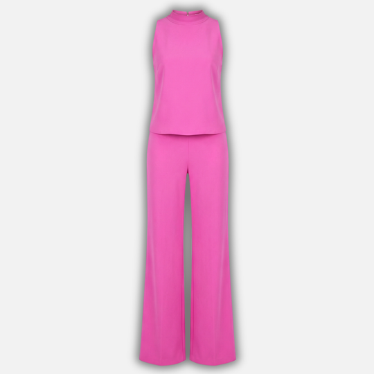 Women’s Wide-Leg Jumpsuit with Halter Neckline
