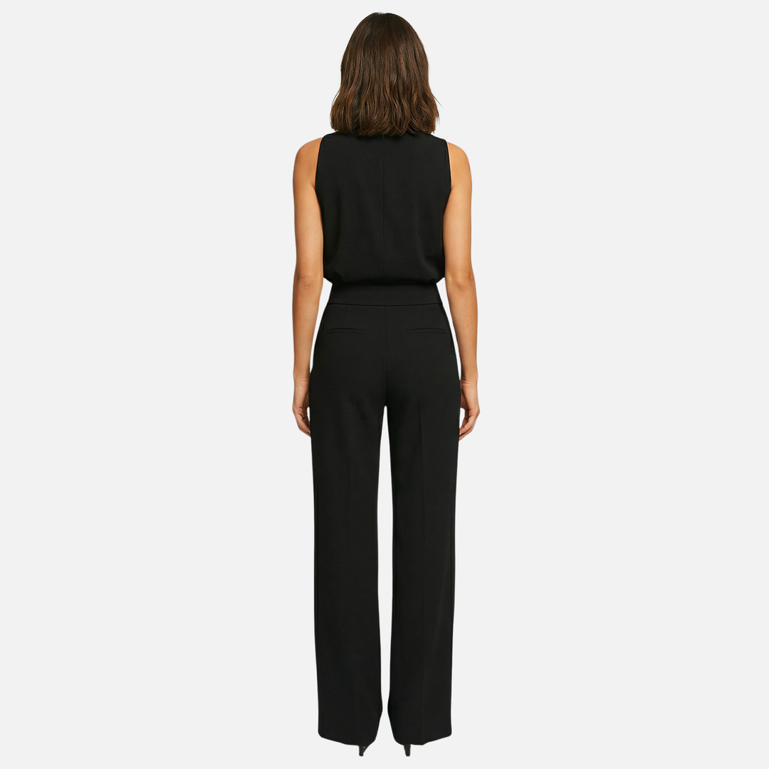 Women’s Wide-Leg Jumpsuit with Halter Neckline