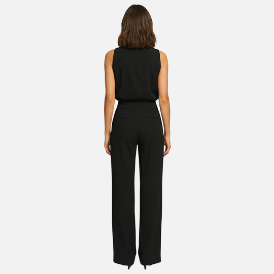 Women’s Wide-Leg Jumpsuit with Halter Neckline