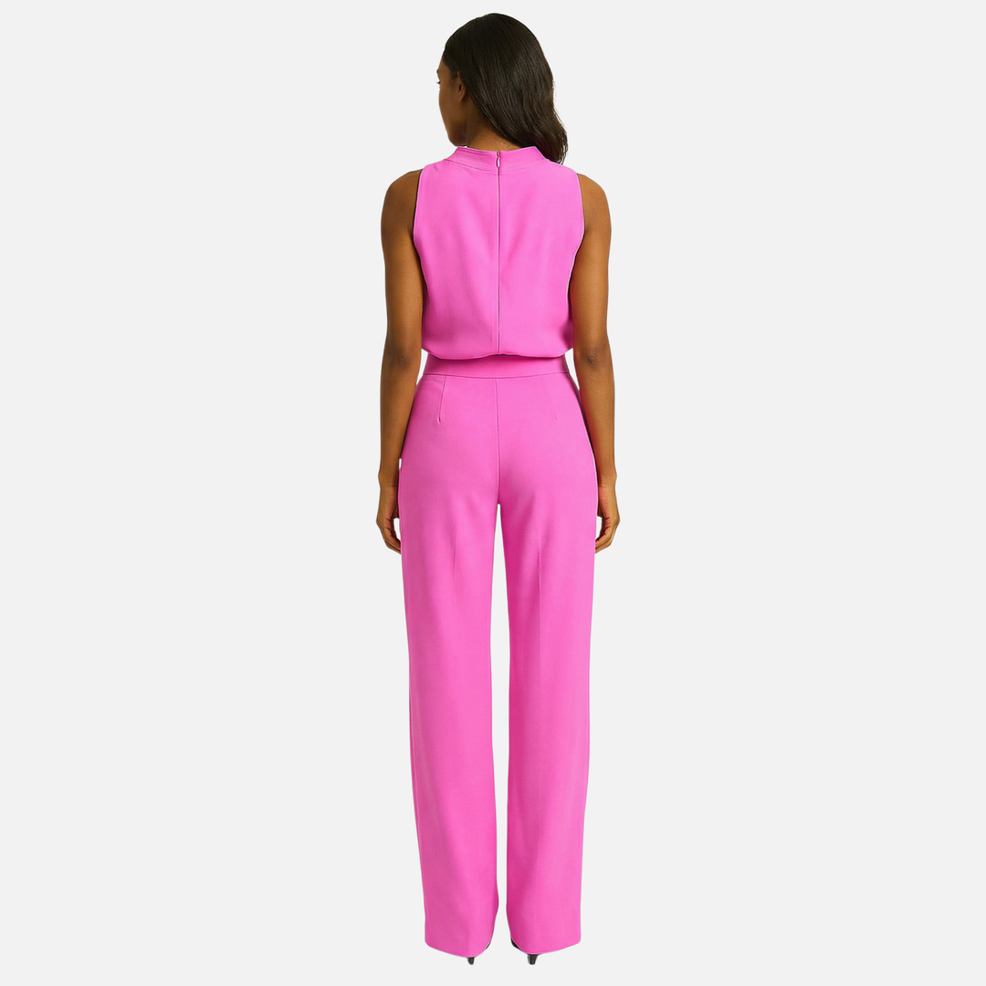 Women’s Wide-Leg Jumpsuit with Halter Neckline