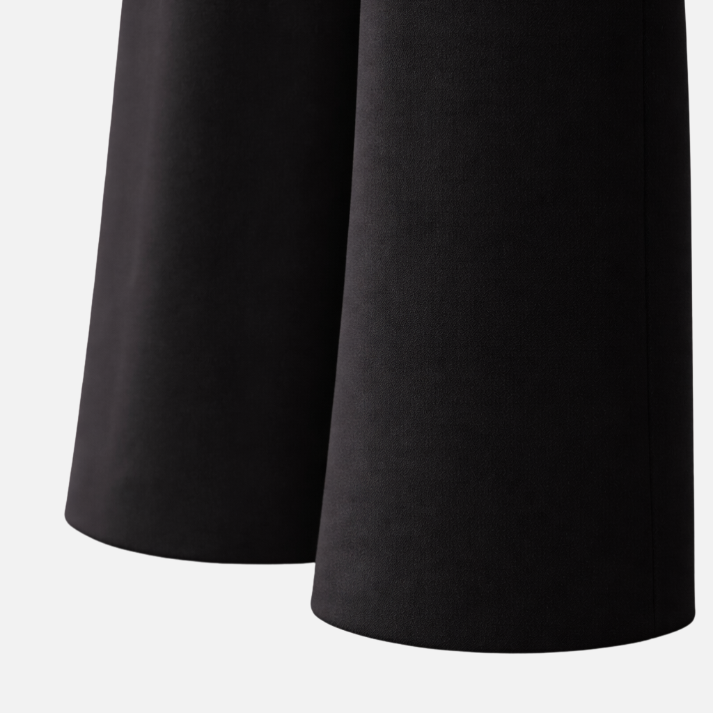 Women’s Wide-Leg Jumpsuit with Draped Sleeves