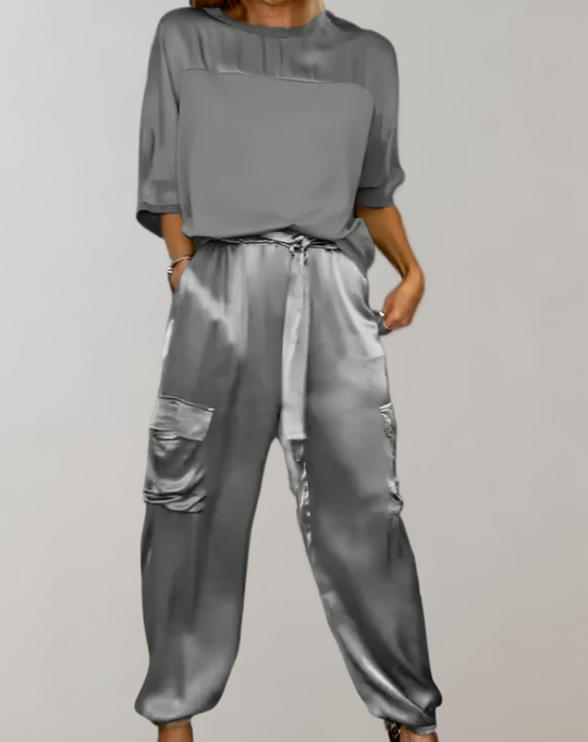 FINLEY | SILKY CARGO LOUNGE SET