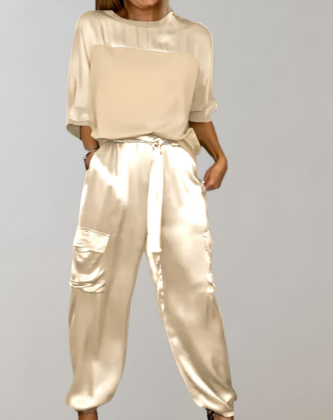 FINLEY | SILKY CARGO LOUNGE SET