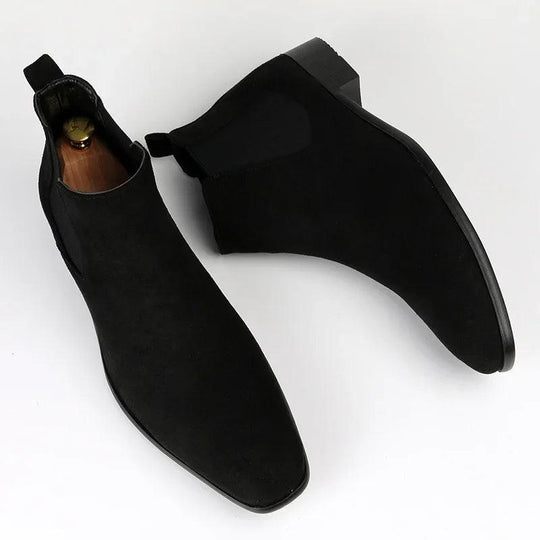 Job | Elegant Beige Chelsea Boots for the Style-Conscious Man