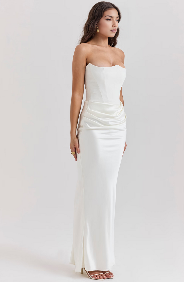 EDEN | POLISHED SATIN GOWN