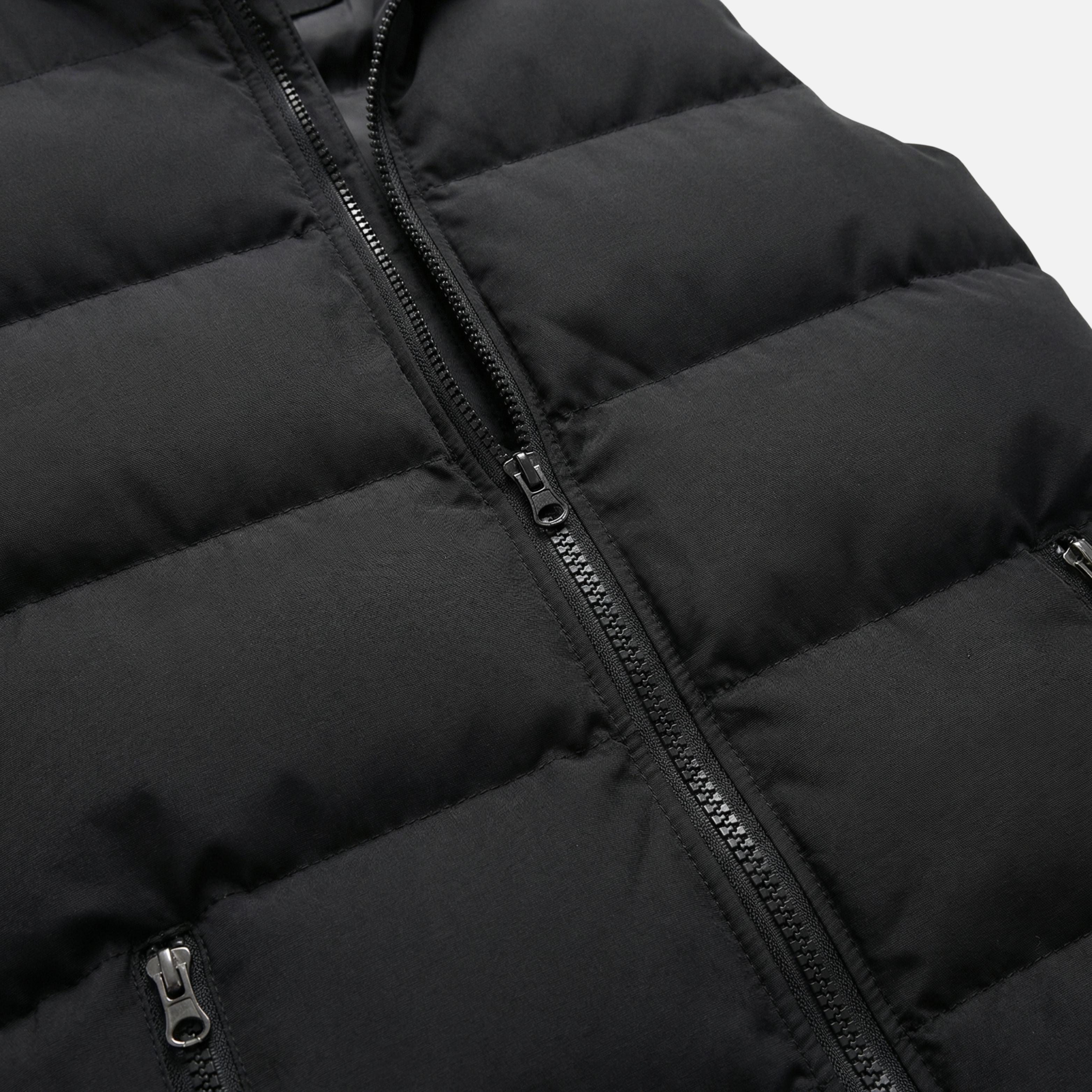 Insulated Puffer Vest with Zip Pockets for Men