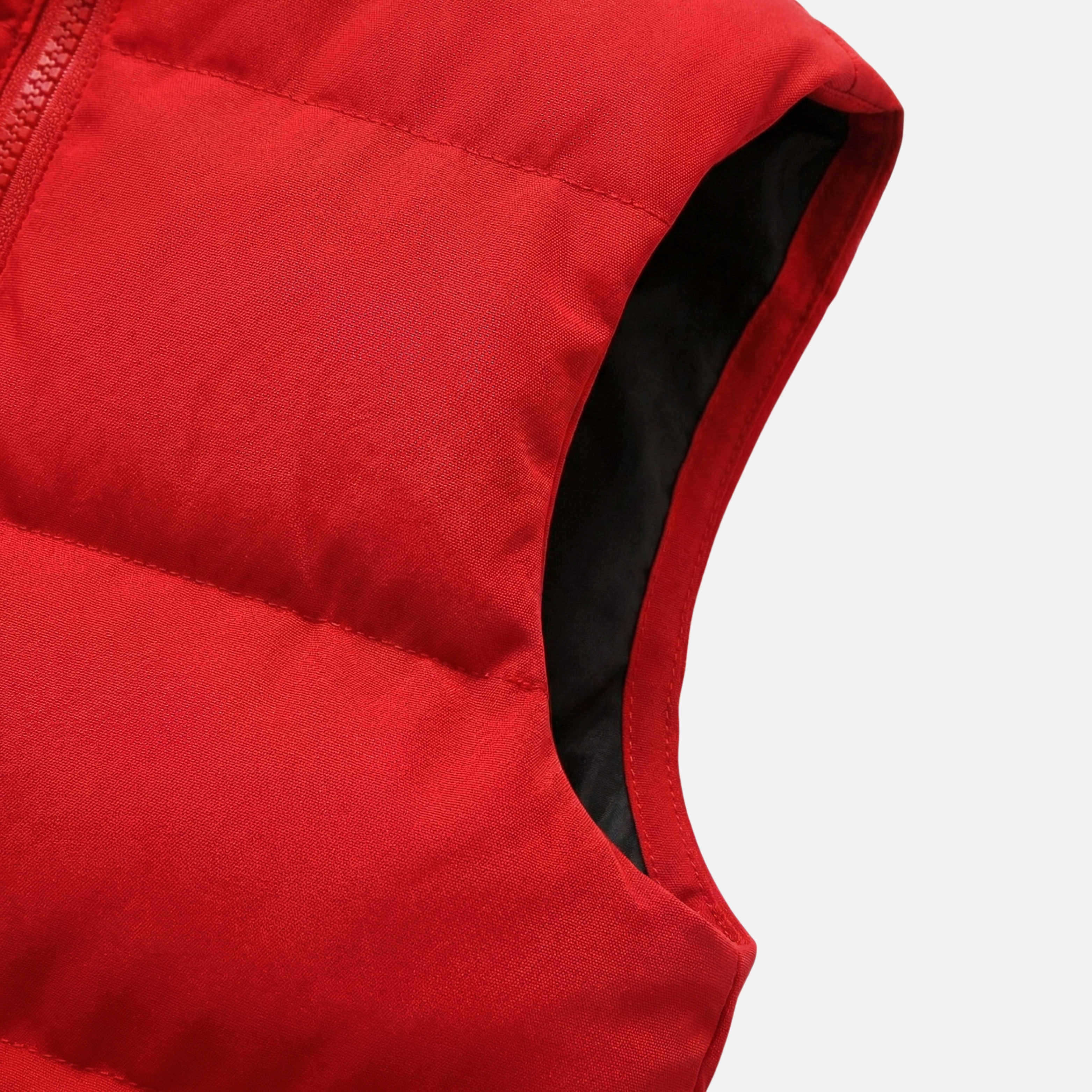 Insulated Puffer Vest with Zip Pockets for Men