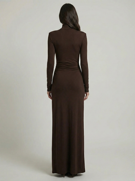 Luna’s Classy Ruched Maxi Dress
