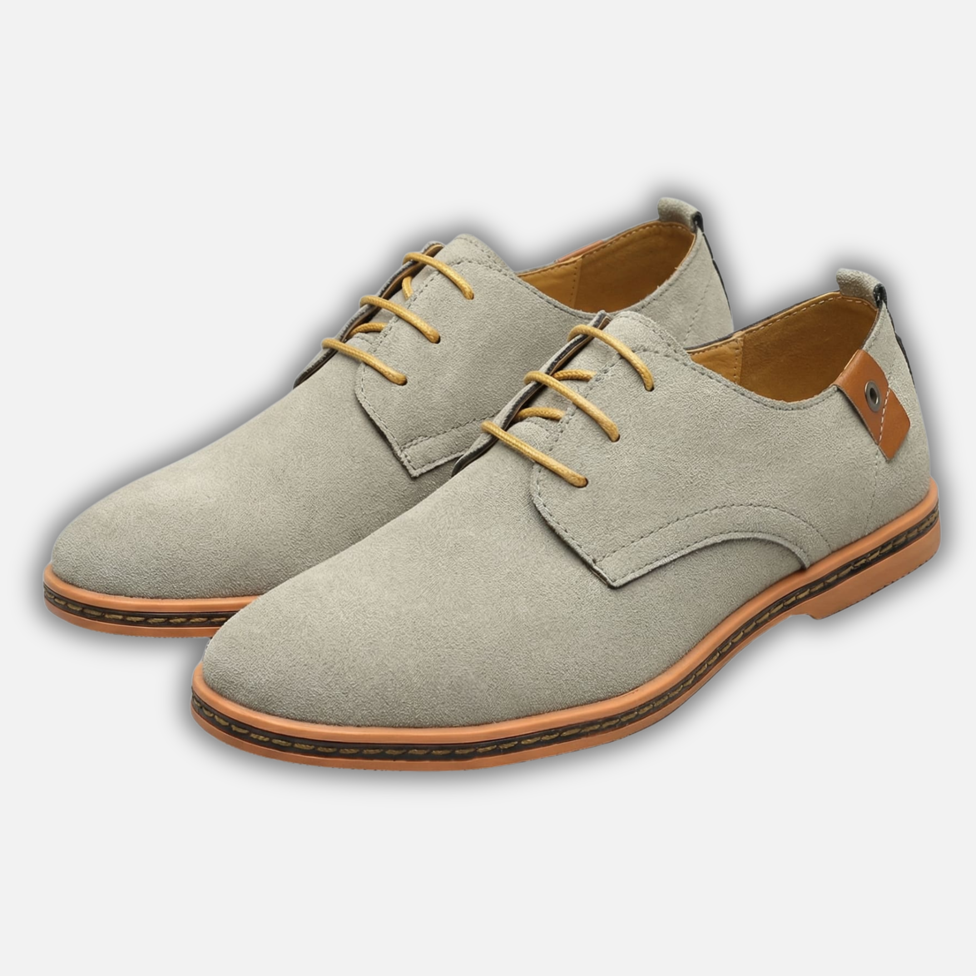 Lace-Up Casual Shoes with Durable Sole for Men