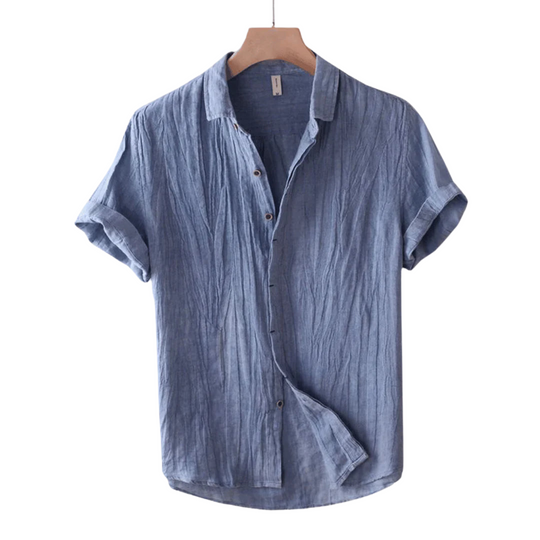 Scott | Elegant Short Sleeve Button-Up Shirt