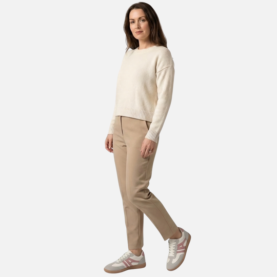 Lightweight Casual Sneakers with Textured Gum Sole for Women