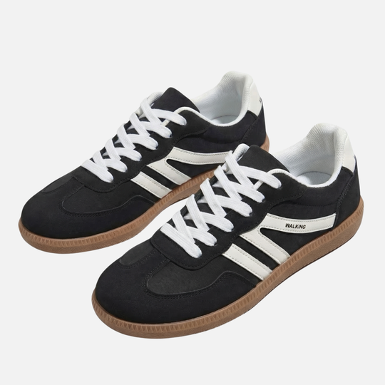 Lightweight Casual Sneakers with Textured Gum Sole for Women