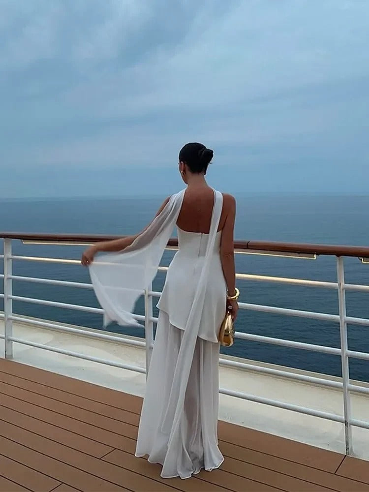 Luna’s Enchanted Motion High-Slit Maxi Dress