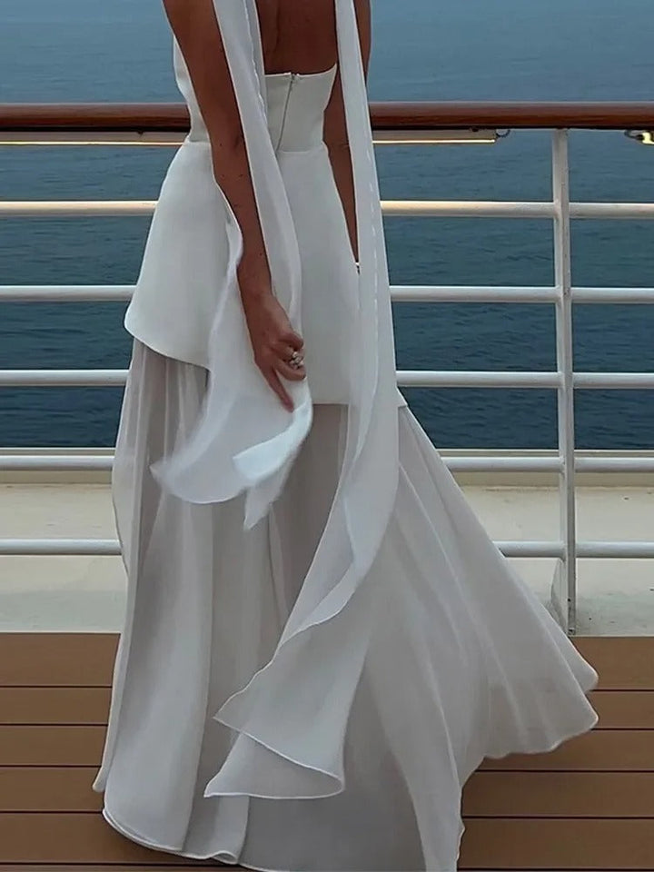 Luna’s Enchanted Motion High-Slit Maxi Dress