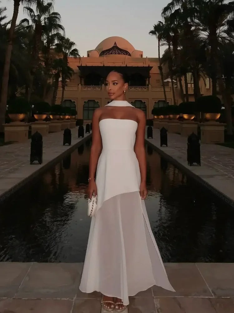 Luna’s Enchanted Motion High-Slit Maxi Dress