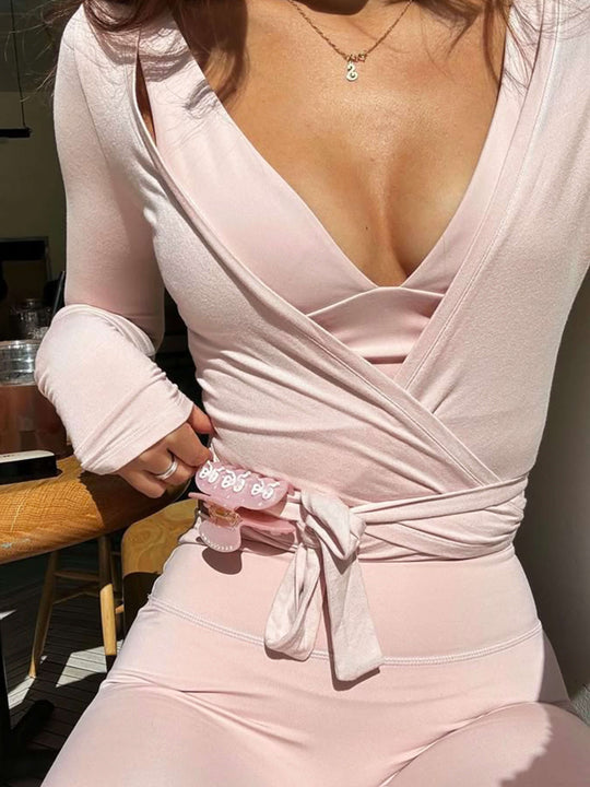 Luna’s Pilates Poise Wrap Top