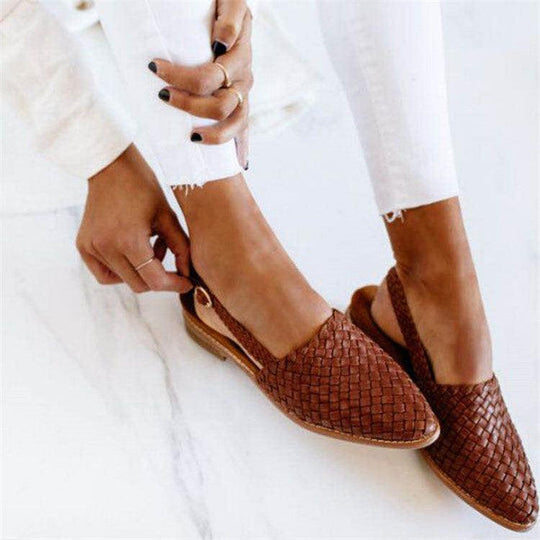 Luna’s Refined Woven Flats