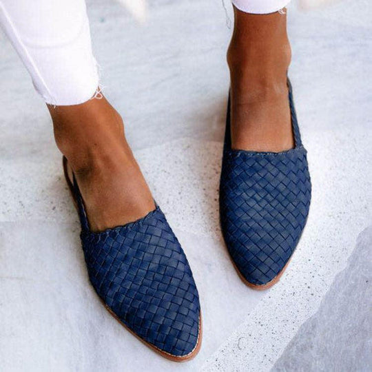 Luna’s Refined Woven Flats