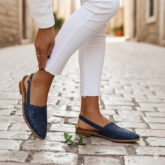 Luna’s Refined Woven Flats
