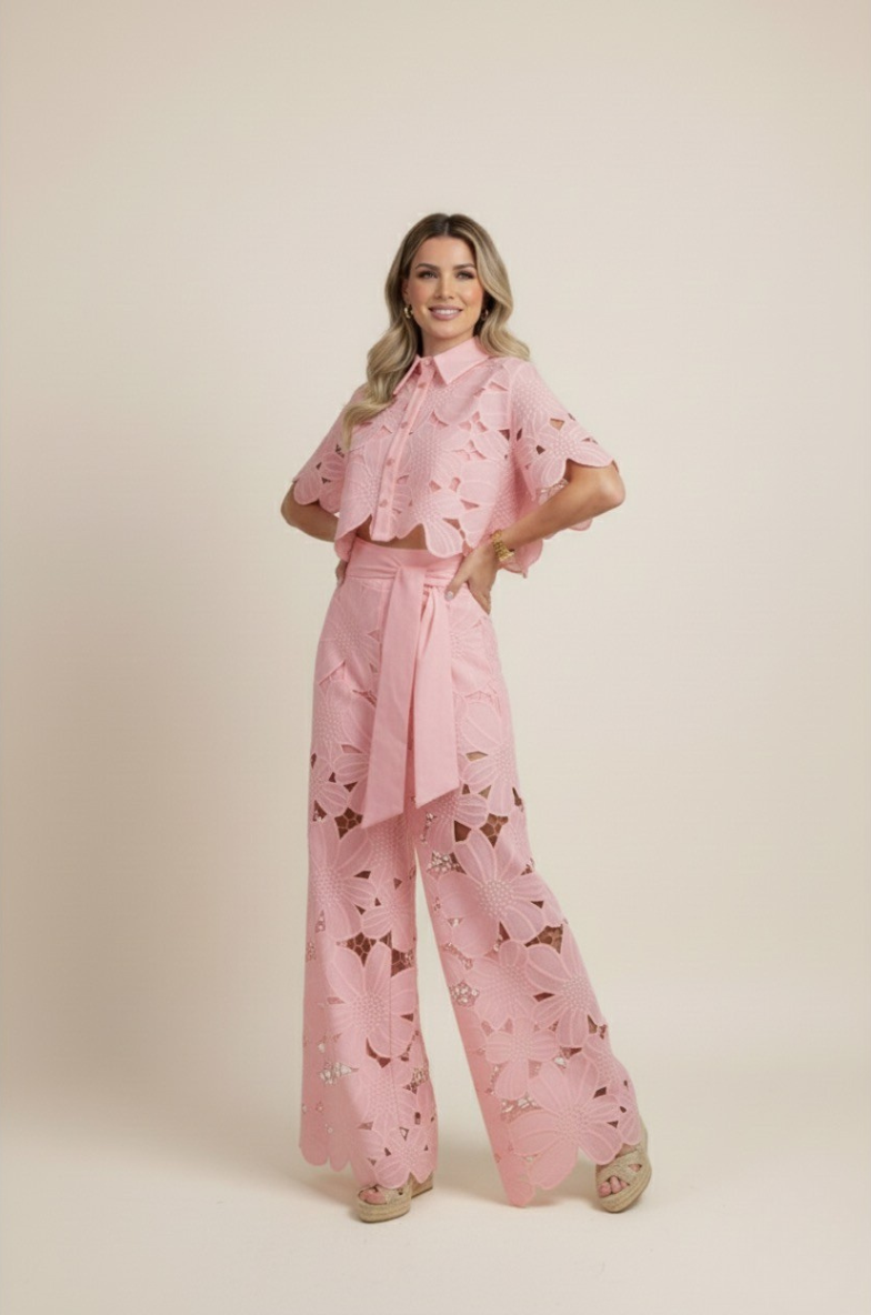 Luna's Two-Piece Cut Out Summer Set