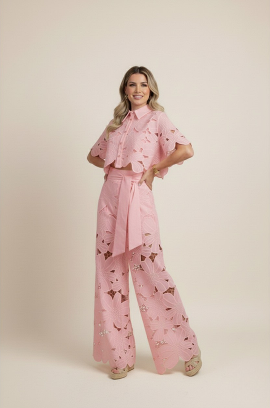 Luna's Two-Piece Cut Out Summer Set