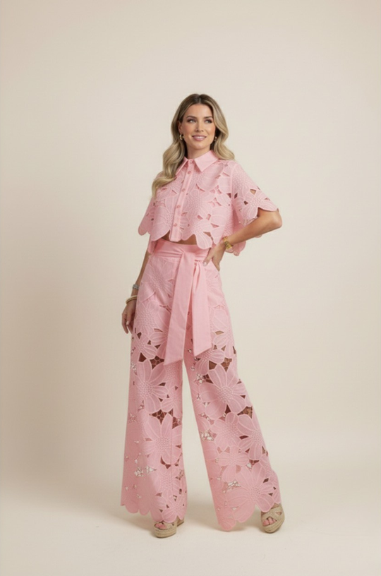 Luna's Two-Piece Cut Out Summer Set