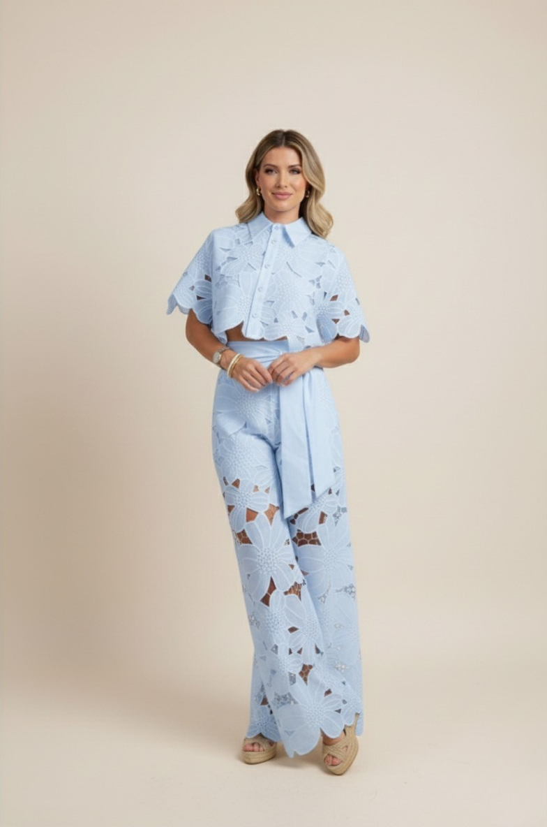 Luna's Two-Piece Cut Out Summer Set