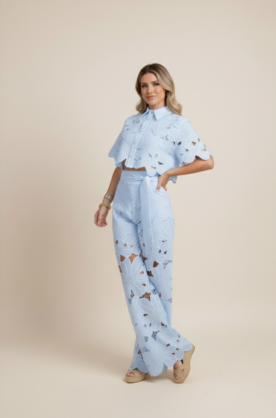 Luna's Two-Piece Cut Out Summer Set