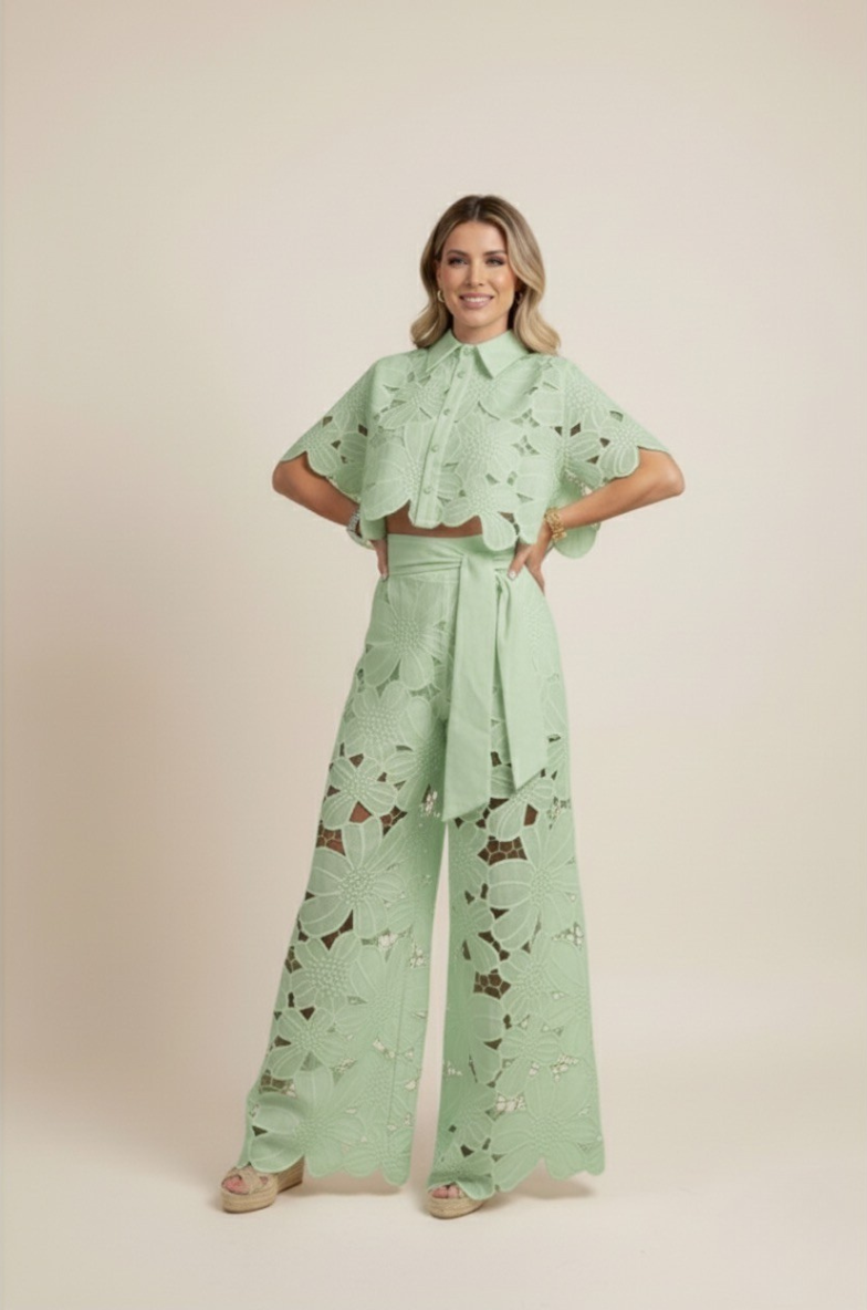 Luna's Two-Piece Cut Out Summer Set